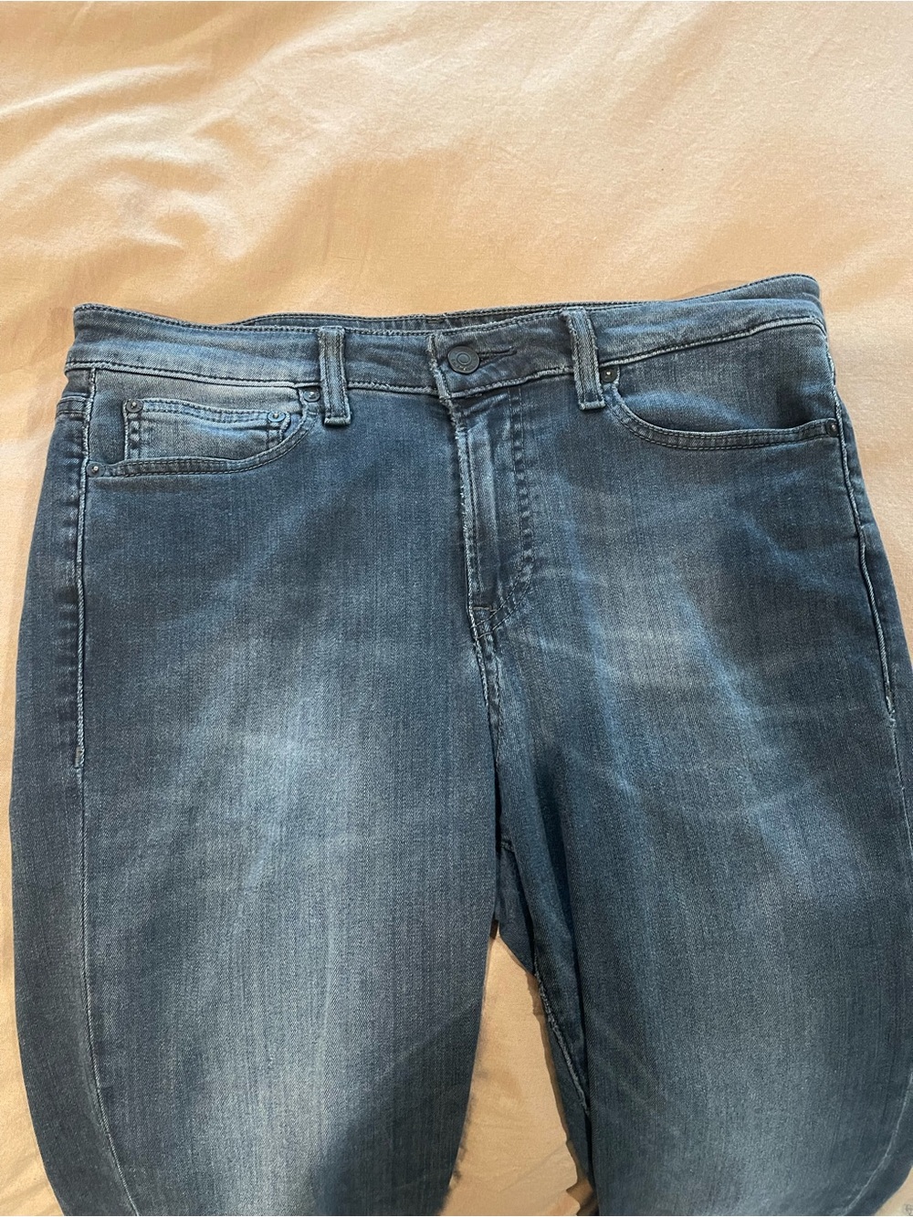 Men's Blue Washed Express Denim Jeans